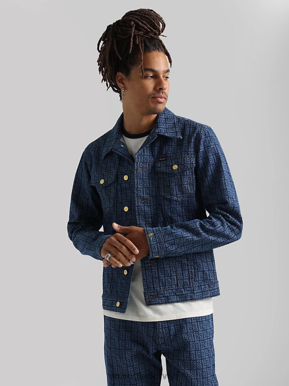 tumša mazgāšana klasiska džinsa trucker jaka vīriešiem apģērbs Wrangler BFNTB611