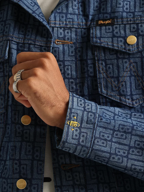 tumša mazgāšana klasiska džinsa trucker jaka vīriešiem apģērbs Wrangler BFNTB611