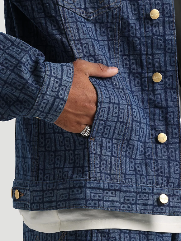 tumša mazgāšana klasiska džinsa trucker jaka vīriešiem apģērbs Wrangler BFNTB611