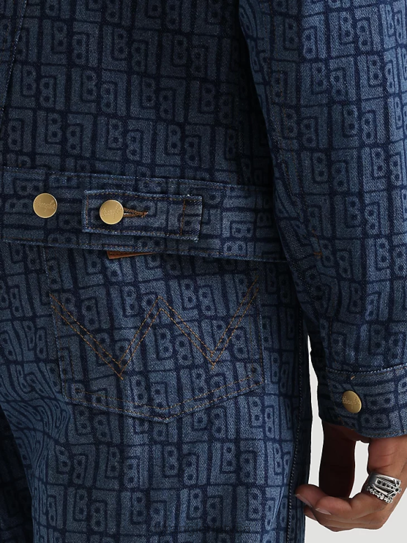 tumša mazgāšana klasiska džinsa trucker jaka vīriešiem apģērbs Wrangler BFNTB611