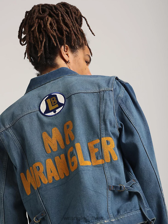 tumša mazgāšana klasiska džinsa trucker jaka vīriešiem apģērbs Wrangler BFNTB611