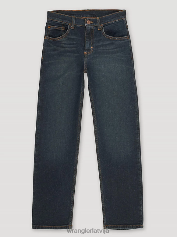 tumša nakts piecu zvaigžņu elastīgs džinss ar taisnām kājām zēni apģērbs Wrangler BFNTB1001