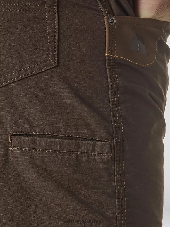 tumši brūns riggs darba apģērbu tehniķa īss vīriešiem apģērbs Wrangler BFNTB593