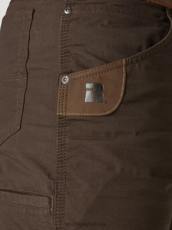tumši brūns riggs darba apģērbu tehniķa īss vīriešiem apģērbs Wrangler BFNTB593