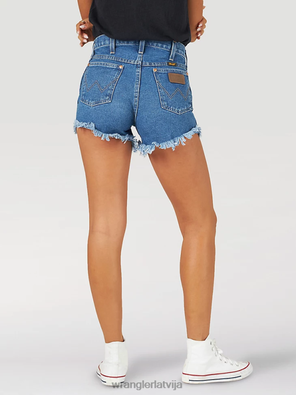 tumšs akmens pārstrādāts īss sievietes apģērbs Wrangler BFNTB823