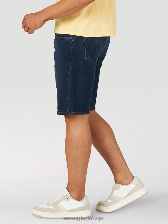 tumšs džinss brīvi stiepjams džinsa īss vīriešiem apģērbs Wrangler BFNTB579