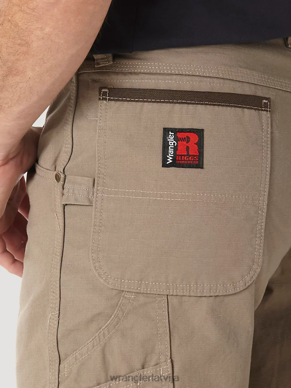 tumšs haki riggs darba apģērbs galdnieka īss vīriešiem apģērbs Wrangler BFNTB544