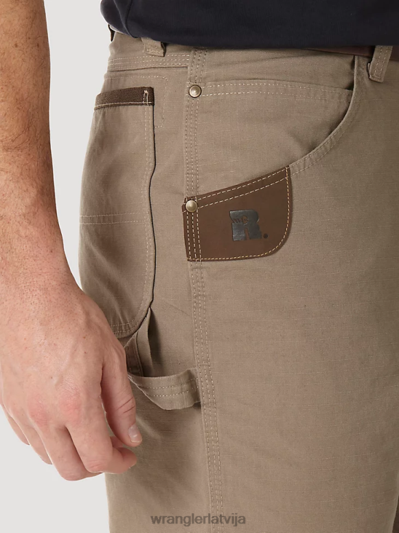 tumšs haki riggs darba apģērbs galdnieka īss vīriešiem apģērbs Wrangler BFNTB544