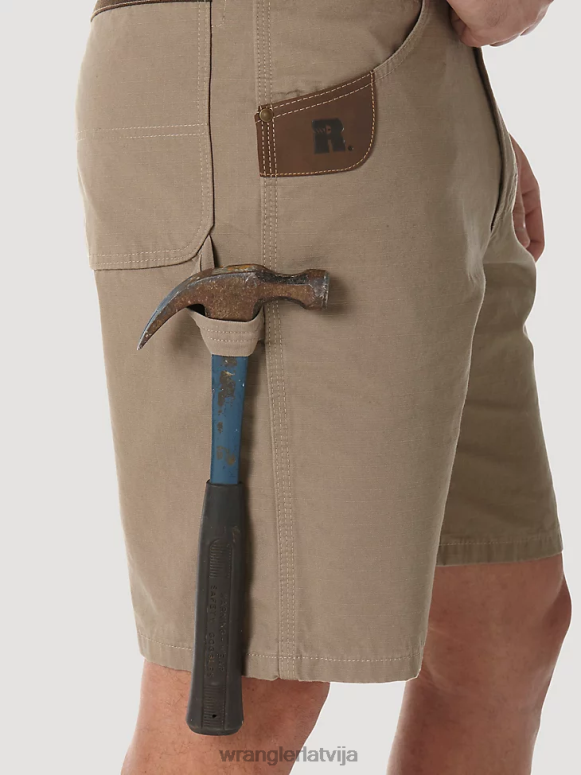 tumšs haki riggs darba apģērbs galdnieka īss vīriešiem apģērbs Wrangler BFNTB544