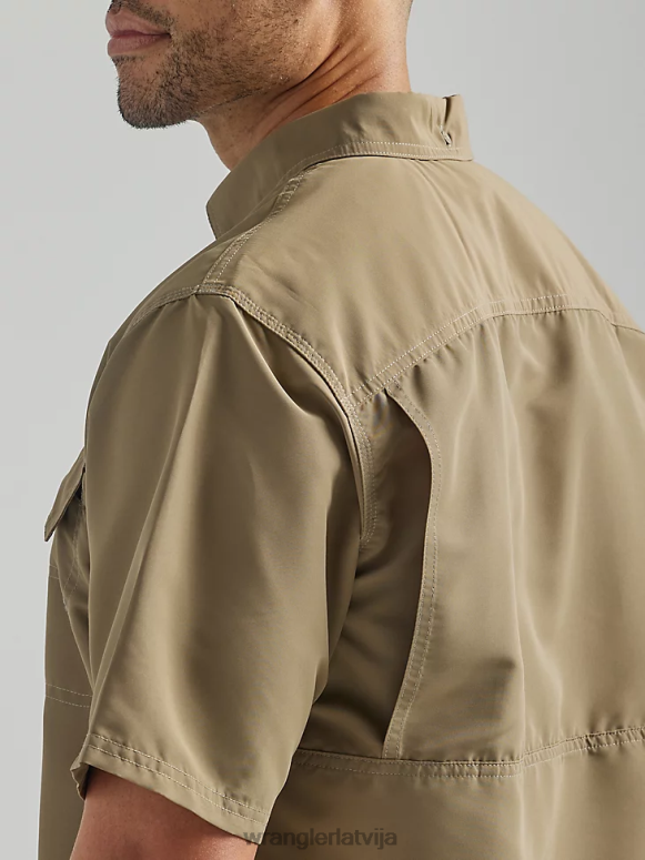 tumšs haki riggs workwear viegls darba krekls vīriešiem apģērbs Wrangler BFNTB348