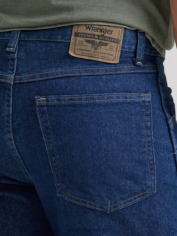 tumšs indigo piecu zvaigžņu premium klases elastīgi džinsi vīriešiem apģērbs Wrangler BFNTB189
