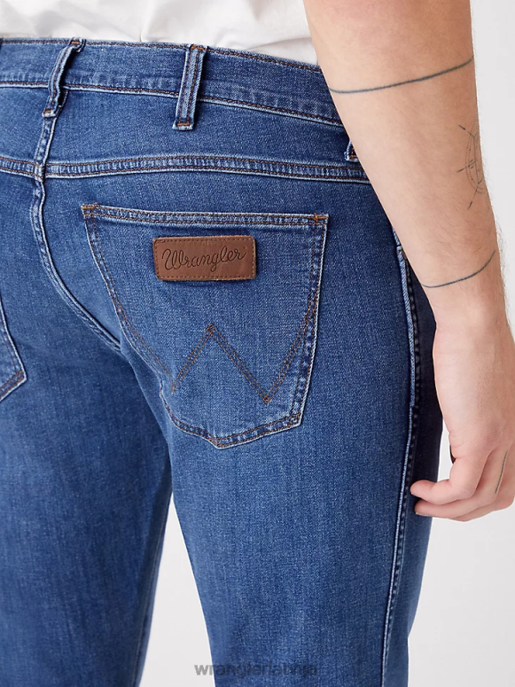 tumšs mākonis Greensboro džinsi ar taisnām kājām vīriešiem apģērbs Wrangler BFNTB66