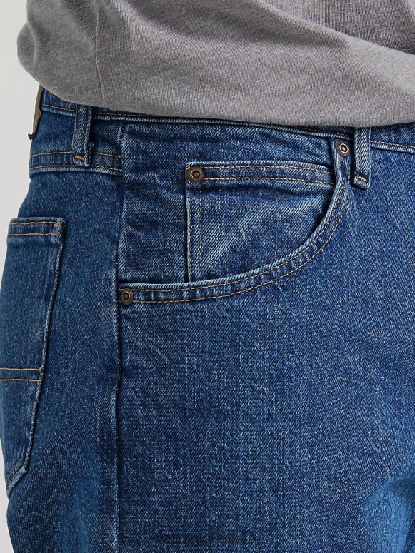 tumšā akmens skalošana autentiski relaksēti elastīgi džinsi vīriešiem apģērbs Wrangler BFNTB102