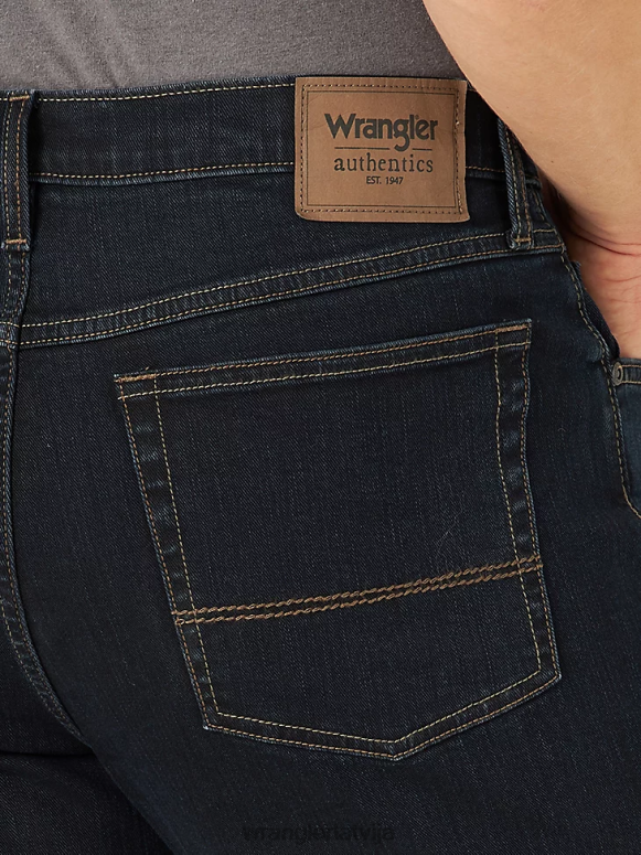 tumšā osta autentiski atvieglinātas formas džinsi ar bootcut vīriešiem apģērbs Wrangler BFNTB124