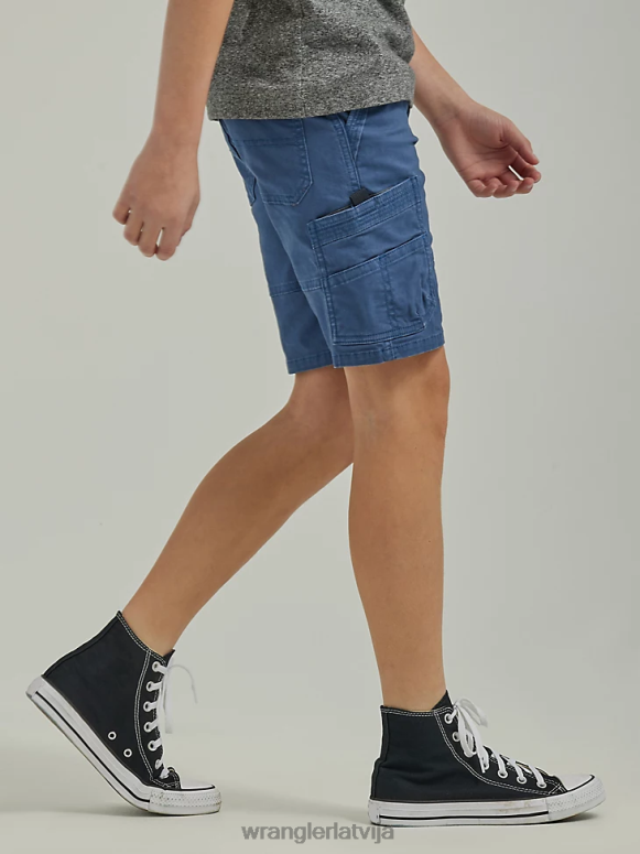 tumšāks džinss gamer cargo short (hasky) zēni apģērbs Wrangler BFNTB989
