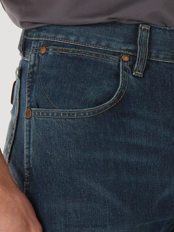 upes mazgāšana retro slim fit bootcut džinsi vīriešiem apģērbs Wrangler BFNTB7