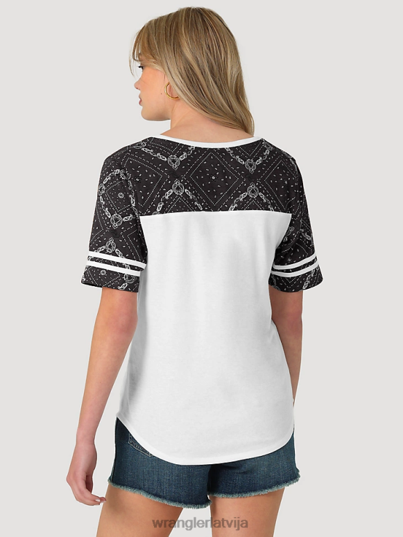 vidus džinsa audums Rietumu džinsa krekls ar garām piedurknēm sievietes apģērbs Wrangler BFNTB880