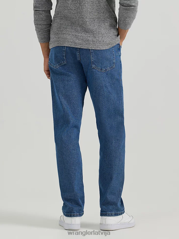 vidus indigo Pieczvaigžņu augstākās kvalitātes džinsa elastīgs džinss komfortam atvieglinātam piegriezumam vīriešiem apģērbs Wrangler BFNTB80