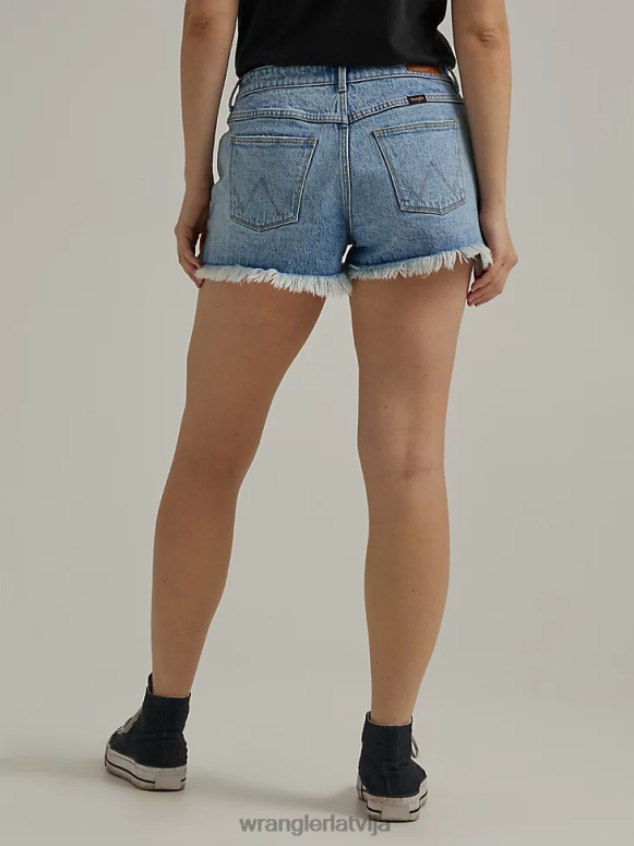 vidēja mazgāšana augstceltne vintage cut-off short sievietes apģērbs Wrangler BFNTB838