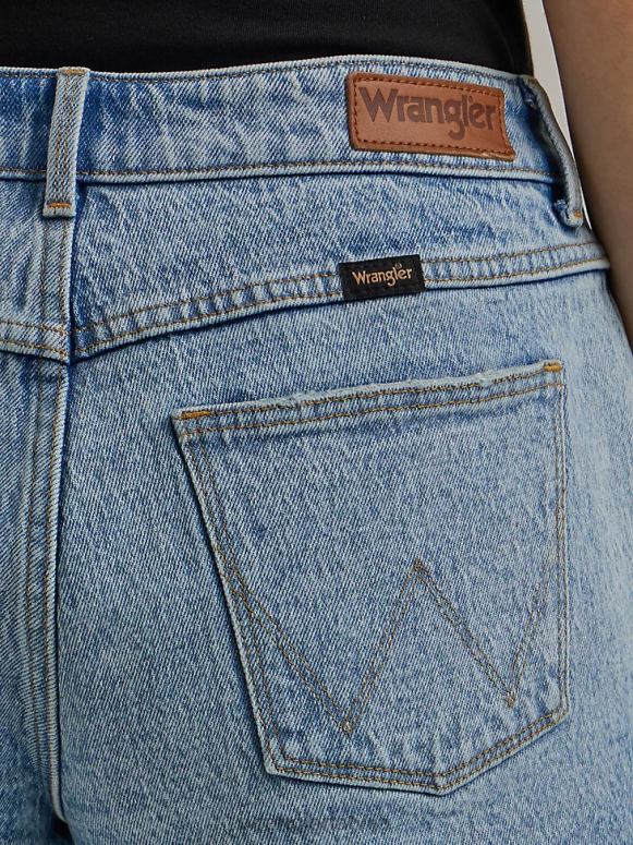 vidēja mazgāšana augstceltne vintage cut-off short sievietes apģērbs Wrangler BFNTB838
