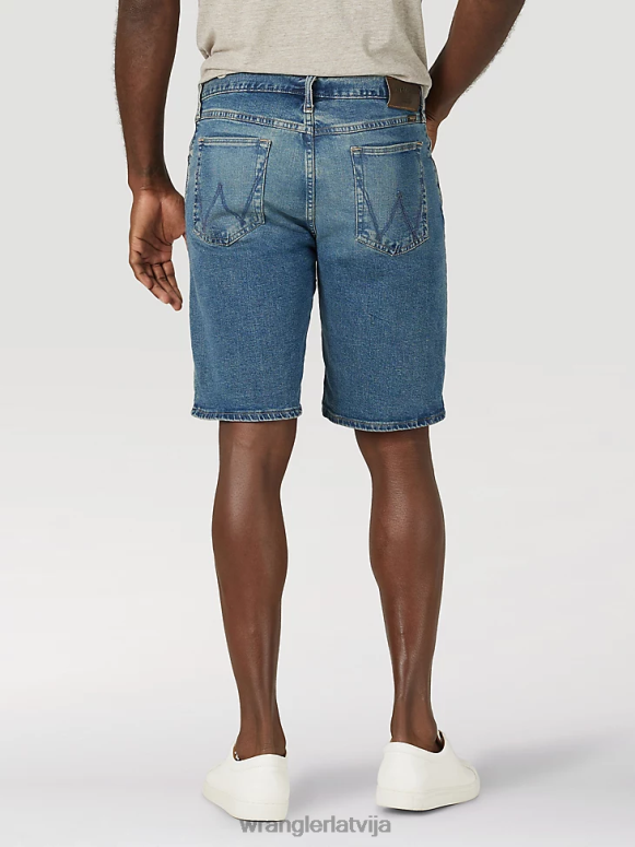 vidēja nokrāsa brīvi stiepjams džinsa īss vīriešiem apģērbs Wrangler BFNTB578