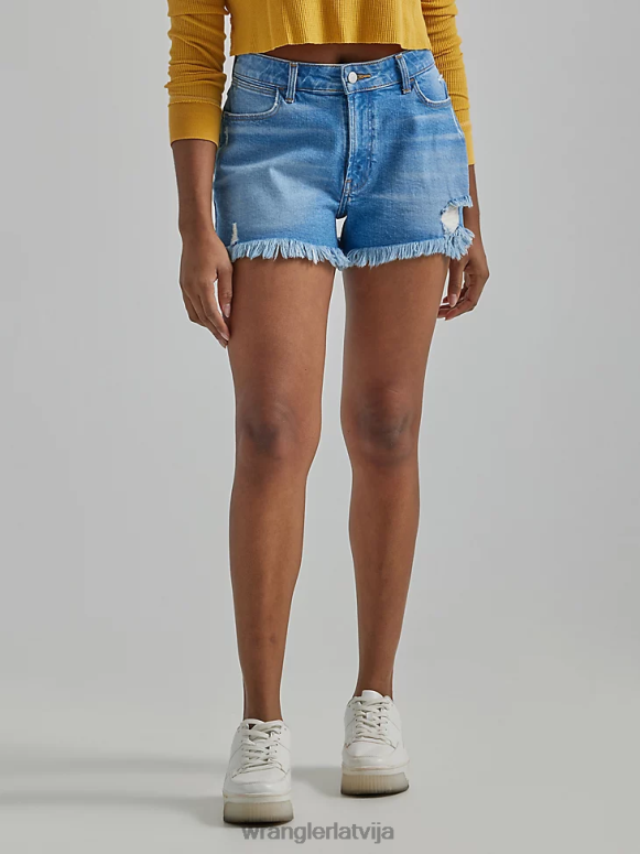viegla mazgāšana augstceltne vintage cut-off short sievietes apģērbs Wrangler BFNTB841