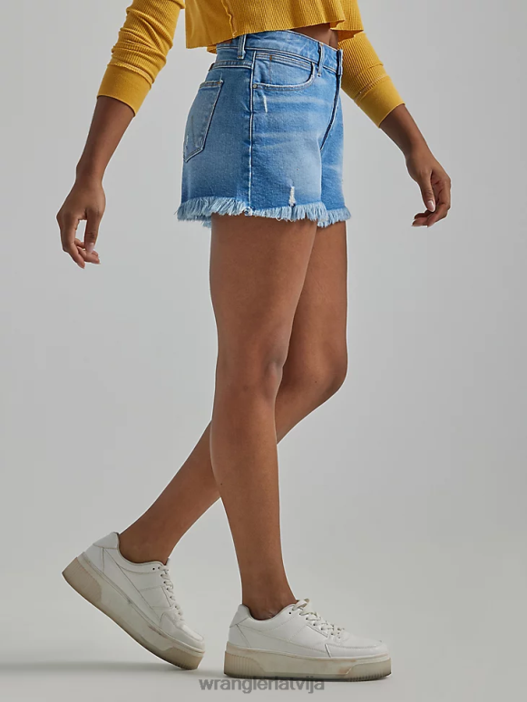 viegla mazgāšana augstceltne vintage cut-off short sievietes apģērbs Wrangler BFNTB841