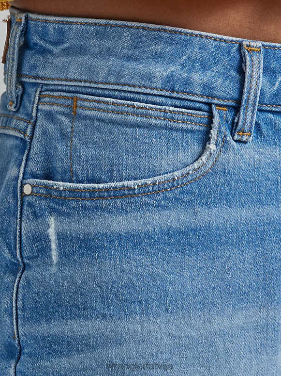 viegla mazgāšana augstceltne vintage cut-off short sievietes apģērbs Wrangler BFNTB841