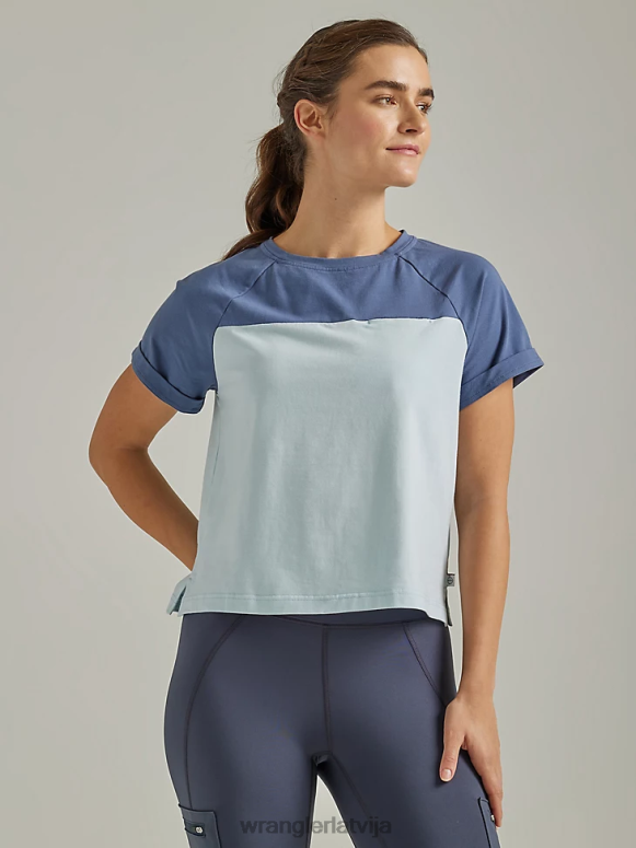 vintage indigo atg by compass tee sievietes apģērbs Wrangler BFNTB875