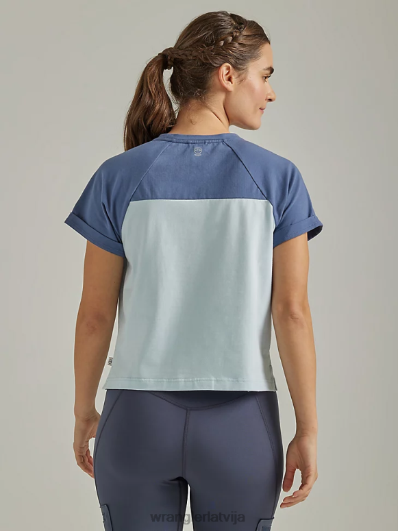 vintage indigo atg by compass tee sievietes apģērbs Wrangler BFNTB875