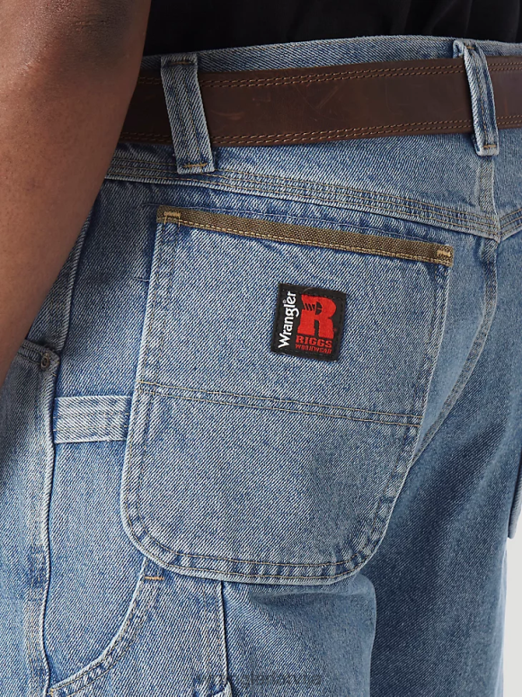 vintage indigo riggs darba apģērbs galdnieka īss vīriešiem apģērbs Wrangler BFNTB543