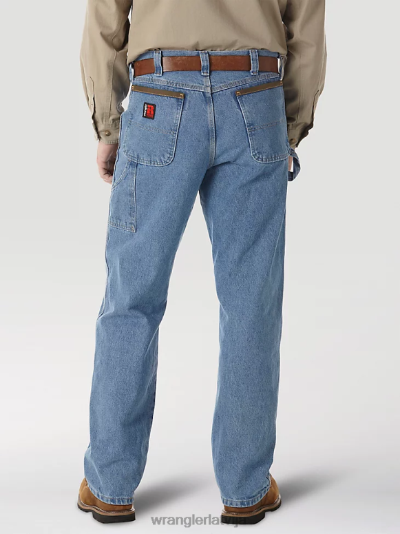 vintage indigo riggs darba apģērbu galdnieks vīriešiem apģērbs Wrangler BFNTB157