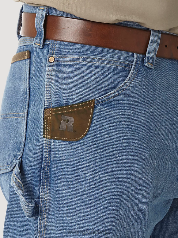 vintage indigo riggs darba apģērbu galdnieks vīriešiem apģērbs Wrangler BFNTB157