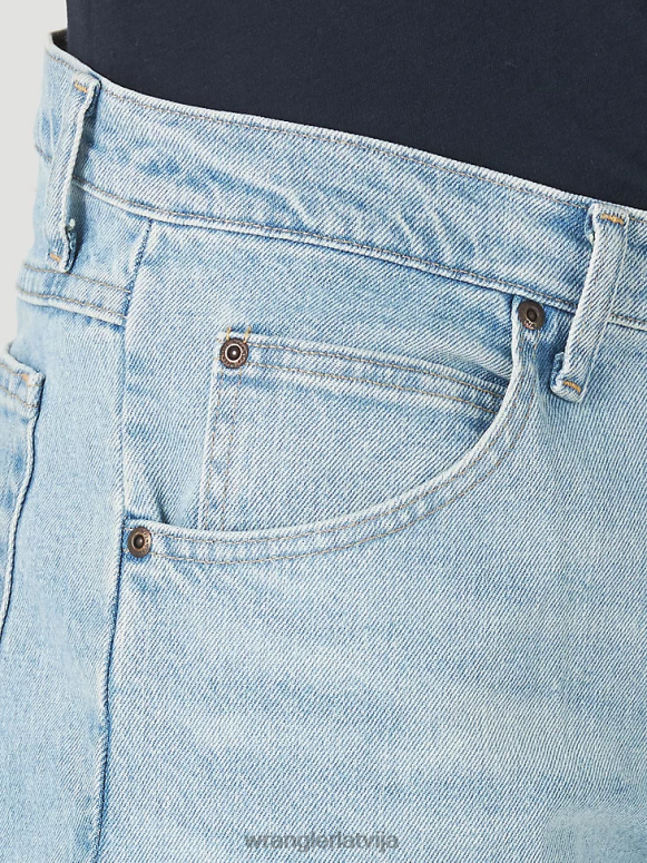 vintage zils Pieczvaigžņu augstākās kvalitātes džinsa elastīgs džinss komfortam atvieglinātam piegriezumam vīriešiem apģērbs Wrangler BFNTB79