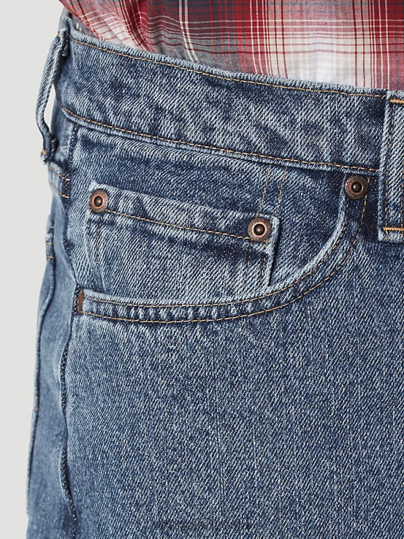 vintage zils autentisks regulāri pieguļošs kokvilnas džinss vīriešiem apģērbs Wrangler BFNTB152