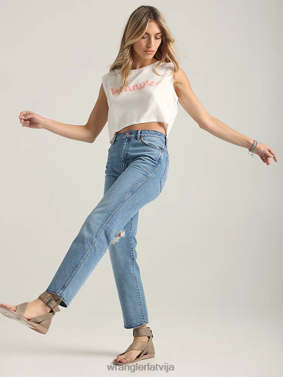 zaudēja kontroli wild west 603 destructed jean sievietes apģērbs Wrangler BFNTB778
