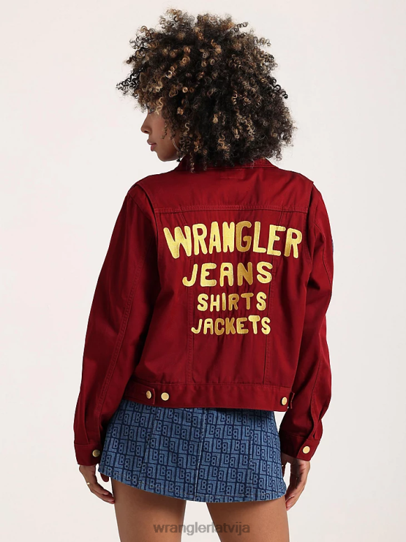 zelta haki riggs grūts slāņu audekla jaka ar šerpu oderējumu sievietes apģērbs Wrangler BFNTB863