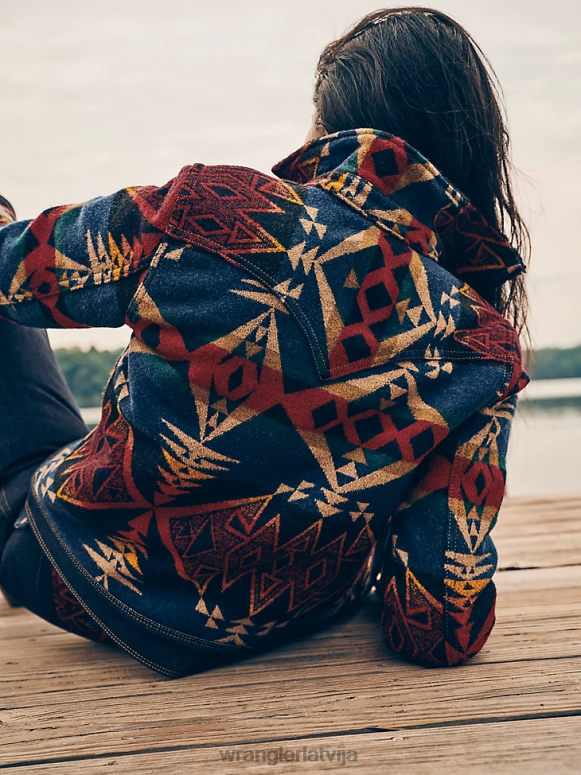 zelta haki riggs grūts slāņu audekla jaka ar šerpu oderējumu sievietes apģērbs Wrangler BFNTB863