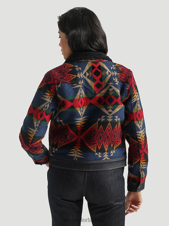 zelta haki riggs grūts slāņu audekla jaka ar šerpu oderējumu sievietes apģērbs Wrangler BFNTB863