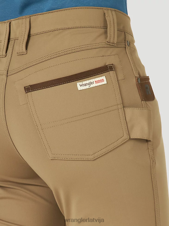 zelta haki riggs workwear ripstop ranger cargo bikses sievietes apģērbs Wrangler BFNTB820