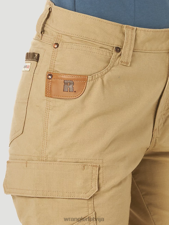 zelta haki riggs workwear ripstop ranger cargo bikses sievietes apģērbs Wrangler BFNTB820