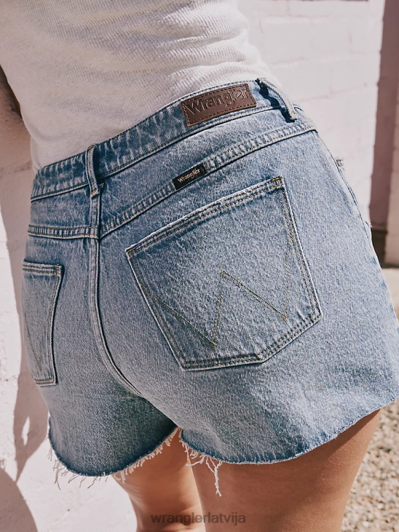 ziedēt augstceltne vintage cut-off short sievietes apģērbs Wrangler BFNTB833