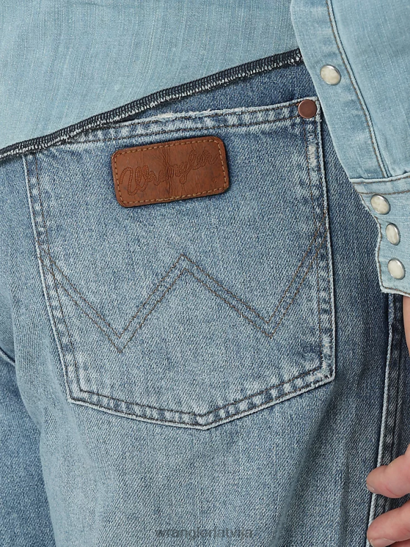 ziemas mazgāšana mantojuma redding brīvi pieguļošs džinss vīriešiem apģērbs Wrangler BFNTB186