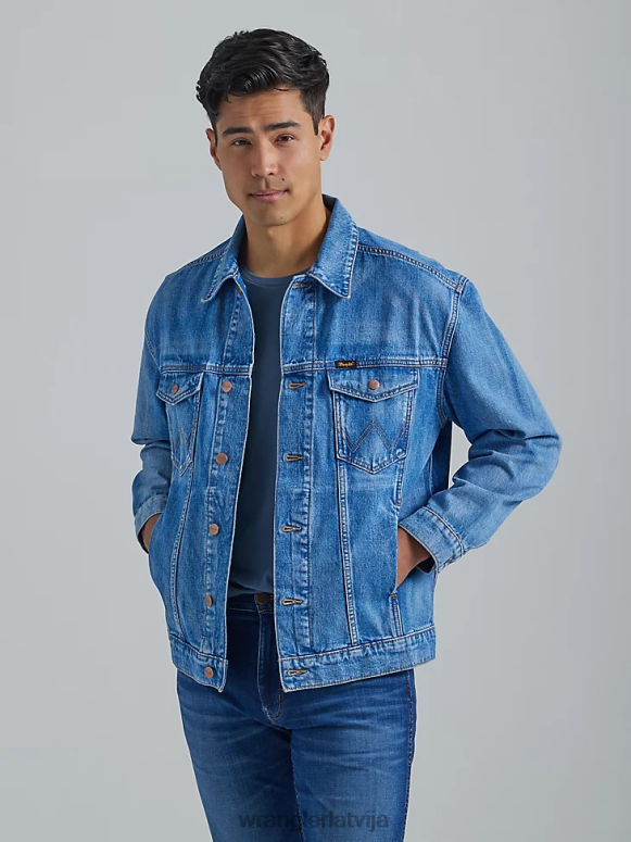 zilas acis heritage anti-fit jaka vīriešiem apģērbs Wrangler BFNTB617