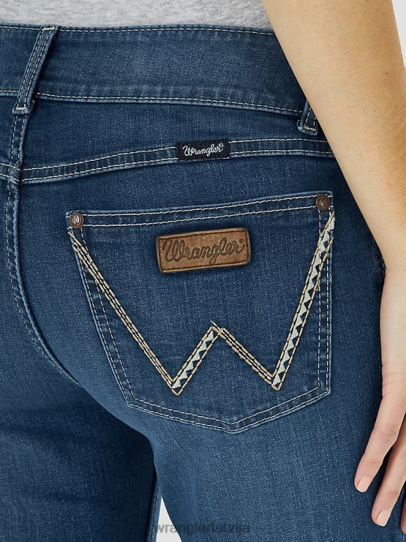 zils retro mae grūtnieču džinsi sievietes apģērbs Wrangler BFNTB808