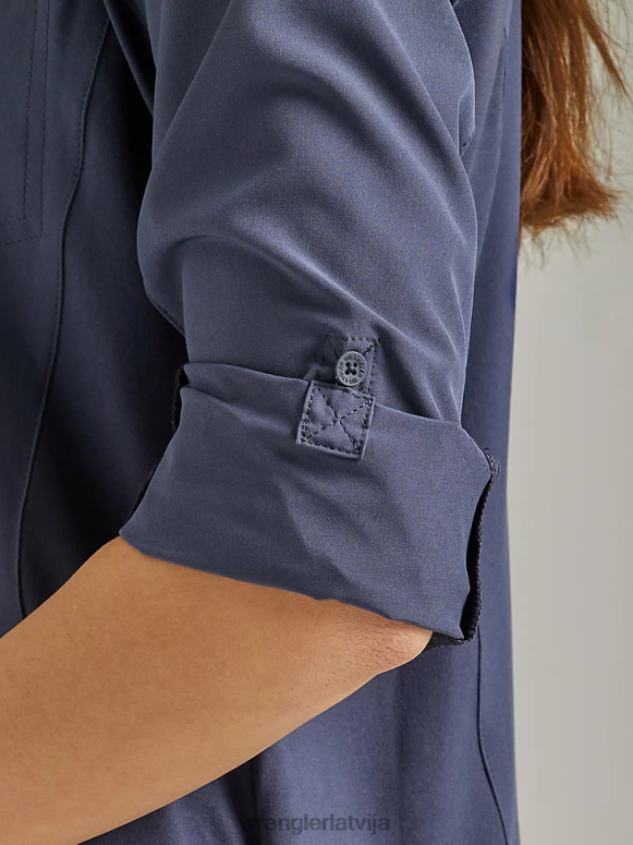 zilās naktis atg ar taku kreklu sievietes apģērbs Wrangler BFNTB887