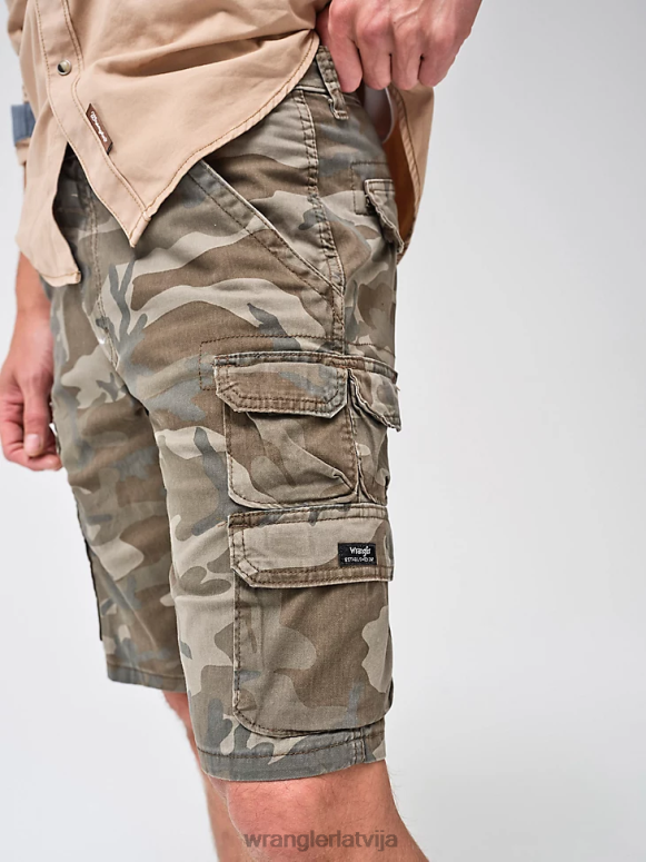 ēnu brūns camo piecu zvaigžņu premium stacked kravas short vīriešiem apģērbs Wrangler BFNTB533