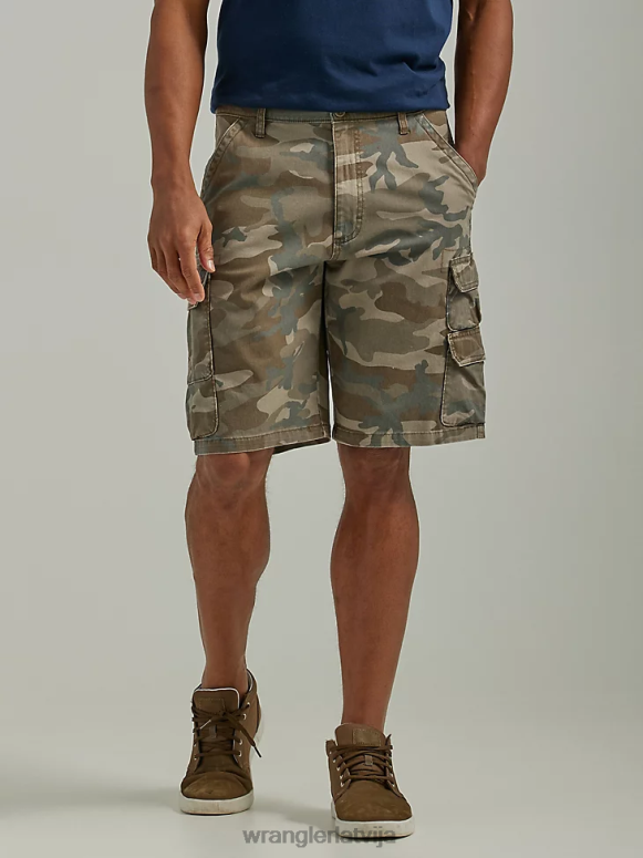 ēnu brūns camo piecu zvaigžņu premium stacked kravas short vīriešiem apģērbs Wrangler BFNTB533