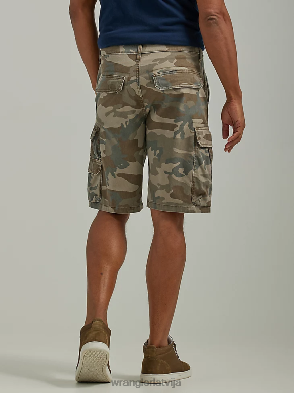 ēnu brūns camo piecu zvaigžņu premium stacked kravas short vīriešiem apģērbs Wrangler BFNTB533