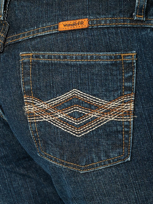 šķērssvītra fr Ugunsizturīgi vidēja paaugstinājuma džinsi sievietes apģērbs Wrangler BFNTB805